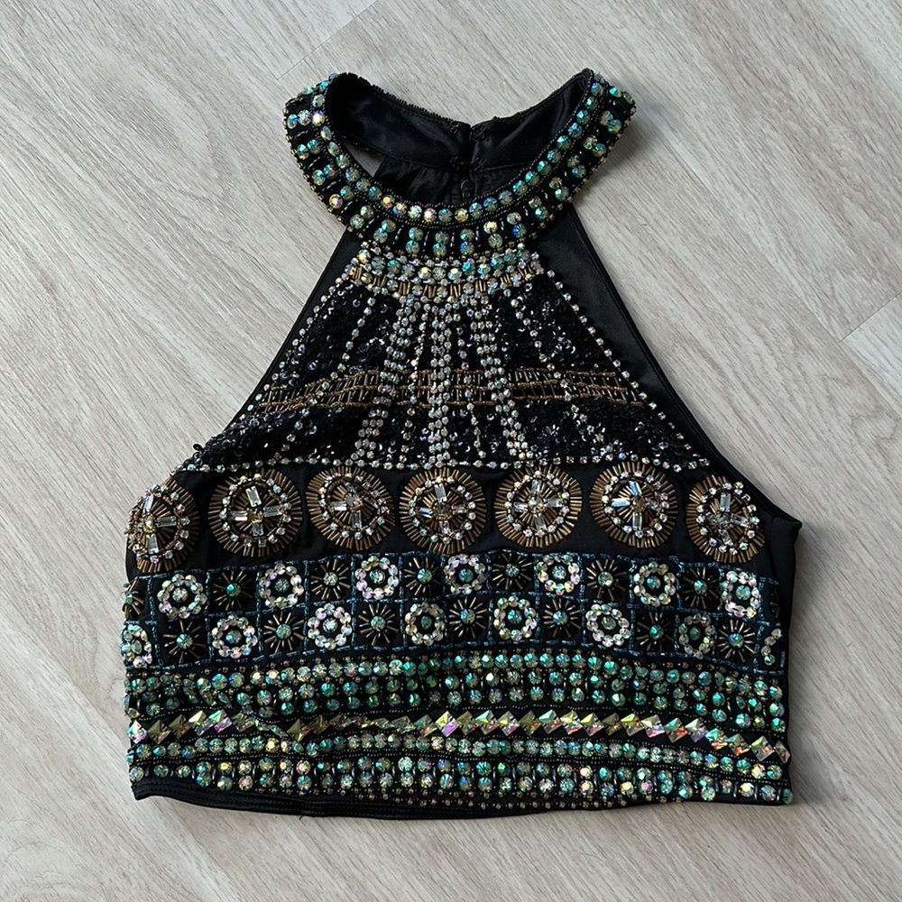 crop top prom dress - Picture 2 of 3